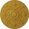Ekena Millwork Versailles Ceiling Medallion (Fits Canopies up to 3 1/4"), 33"OD x 1 3/4"P, Iridescent Gold CM33VEIGS - alternate 1
